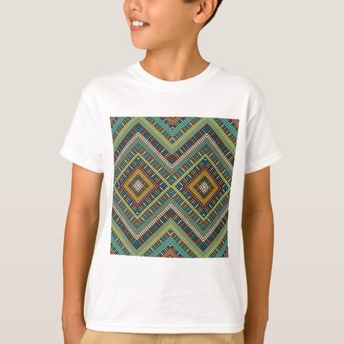 African Geometrical Motif T_Shirt