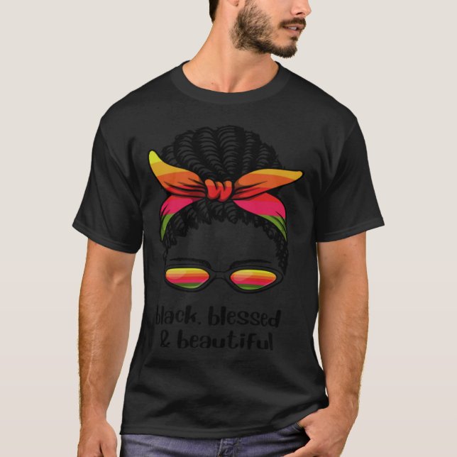 African Girl International Day Against Racial Disc T-Shirt (Front)