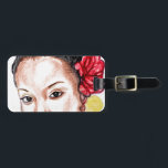 African Girl Luggage Tag<br><div class="desc">African Girl</div>