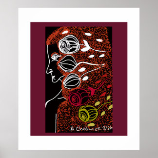 African Goddess of Destiny Poster