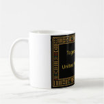 African Gold Kente Customizable Mug