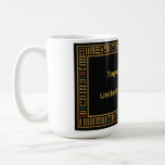 African Gold Kente Customizable Mug