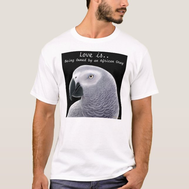African Gray Love Shirt (Front)