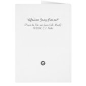 "African Gray Parrot" (Back)