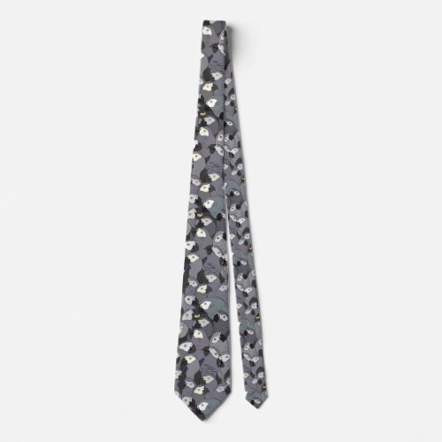 African Gray Parrot _ All Over Pattern Neck Tie