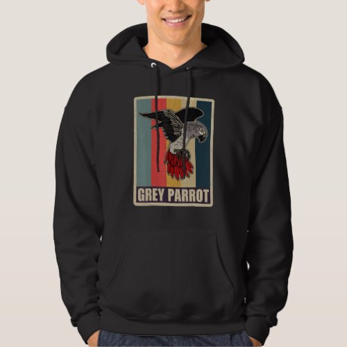 African Gray Parrots Biologist Ornithologist Birdw Hoodie