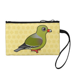 African Green Pigeon Key Coin Clutch