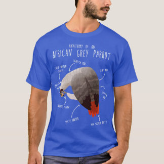 African Grey Anatomy T-Shirt