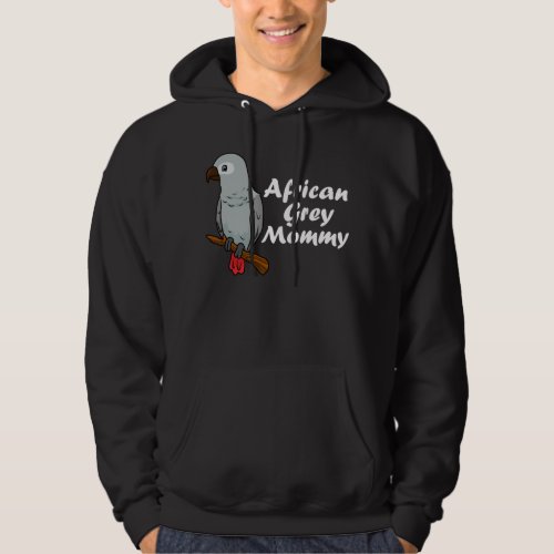 African Grey Gift Women Parrot African Grey Hoodie