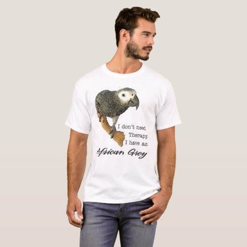 African Grey Mens Shirt