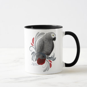 African Grey Mug