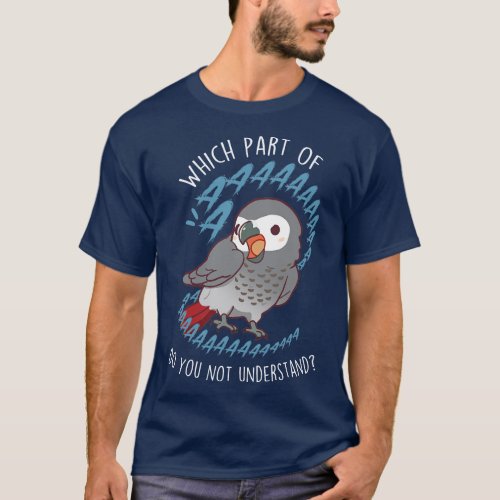 African Grey Parrot Aaaa T_Shirt