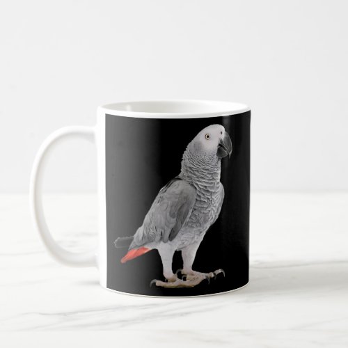 African Grey Parrot Bird s Coffee Mug