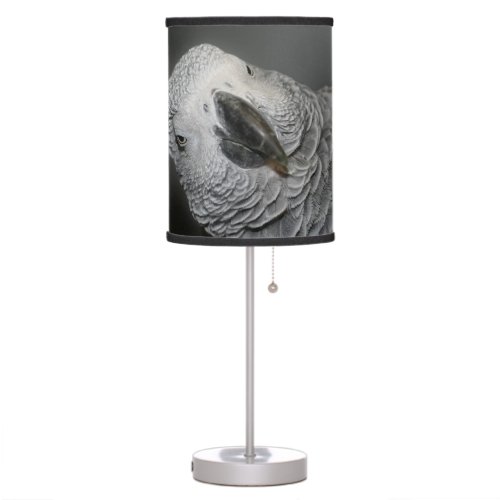 African Grey Parrot Cute Bird   Table Lamp