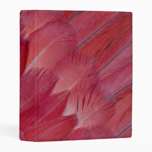 African Grey Parrot Feather Design Mini Binder