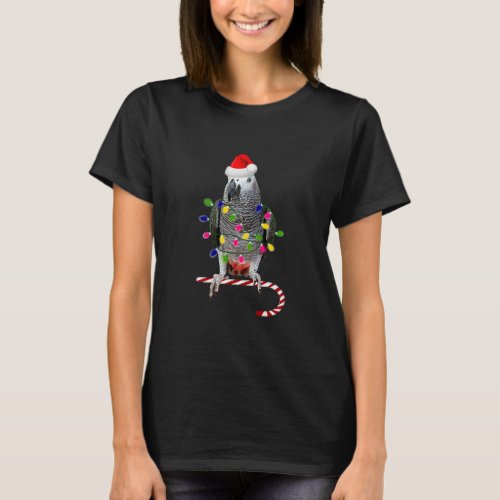 African Grey Parrot Funny Christmas T_Shirt