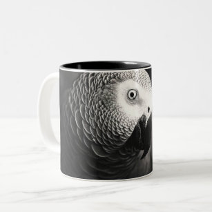 African Grey Parrot mugs