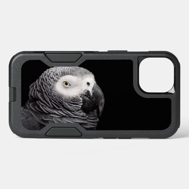 African Grey Parrot Otterbox iPhone Case (Back Horizontal)