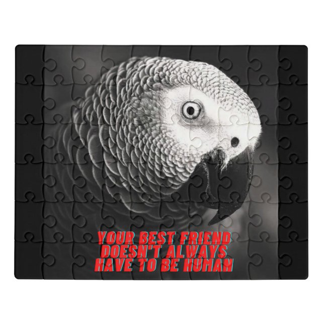 African Grey Parrot Puzzle (Puzzle Horizontal)