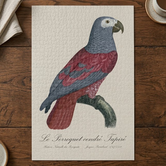 African Grey Parrot Red Factor Psittacus Erithacus Jigsaw Puzzle (African Grey Parrot Red Factor Psittacus Erithacus. Jigsaw Puzzle)