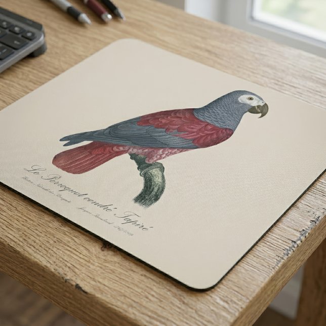 African Grey Parrot Red Factor Psittacus Erithacus Mouse Pad (African Grey Parrot Red Factor Psittacus Erithacus. Mouse Pad)
