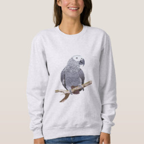 African Grey Parrot Sweatshirt