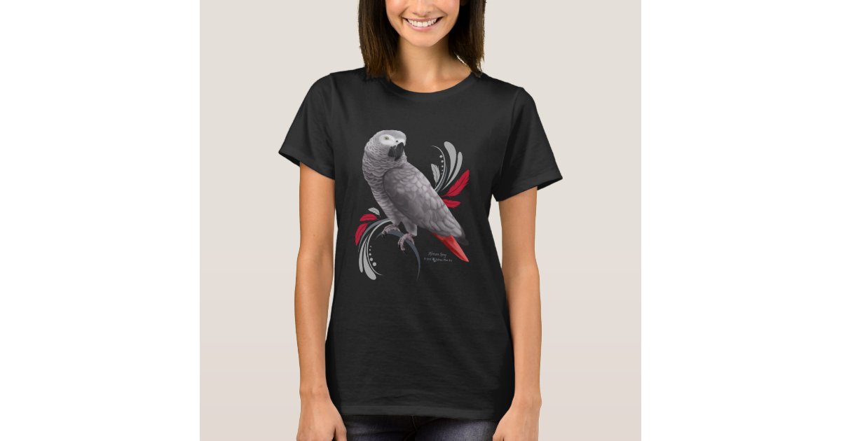 Funny African Grey Parrot Bird Shirt Love Hurts T Shirts, Hoodies,  Sweatshirts & Merch