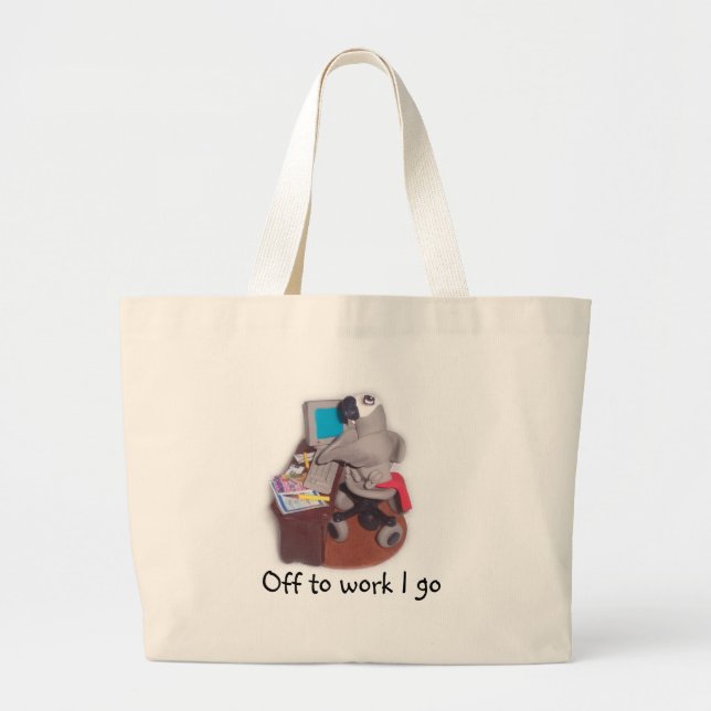 African Grey Parrot Tote (Front)