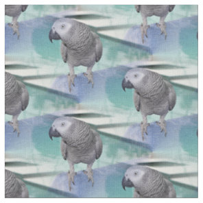 African Grey Pool Party Fabric