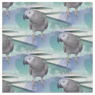 African Grey Pool Party Fabric