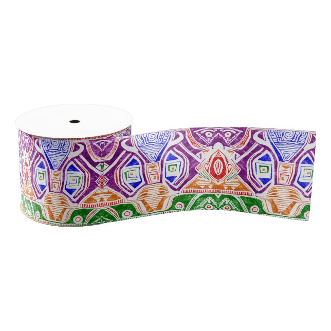 African Grosgrain Ribbon (Spool)