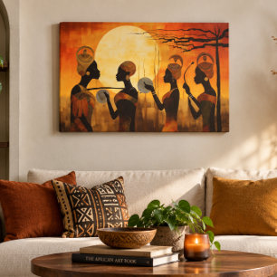 African Heritage Acrylic Wall Art 36x24