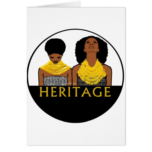 AFRICAN Heritage Cards (Front)