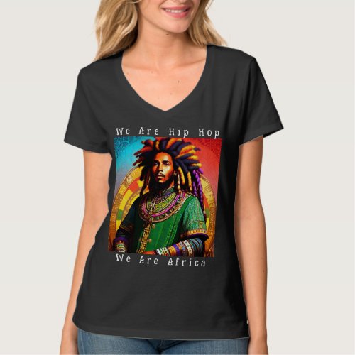 African Heritage in Hip Hop Style Tee