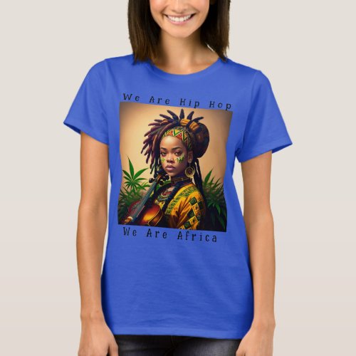 African Heritage in Hip Hop Style Tee