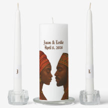 African Heritage Wedding Unity Candle