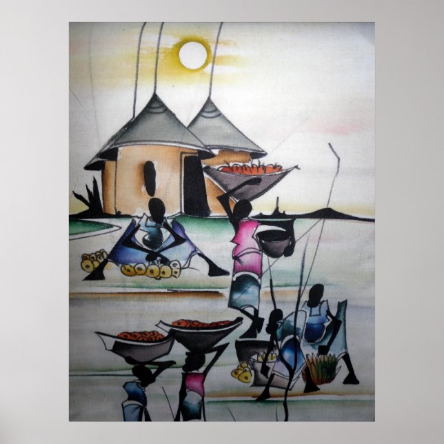 African home decor print 3 (Front)