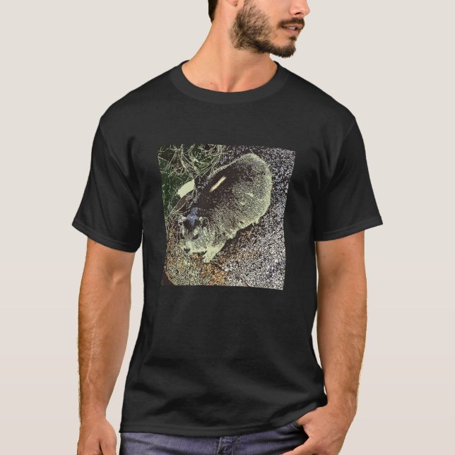 African Hyrax relaxing on rock T-Shirt (Front)