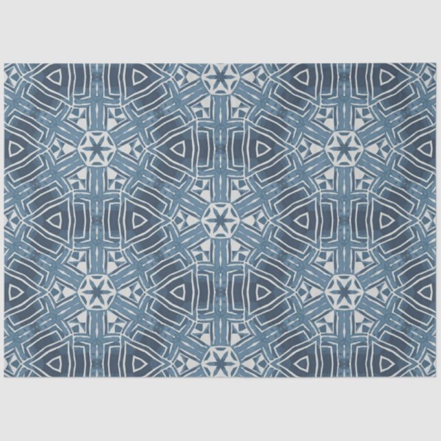 African Indigo Furniture Decoupage Paper (Front)