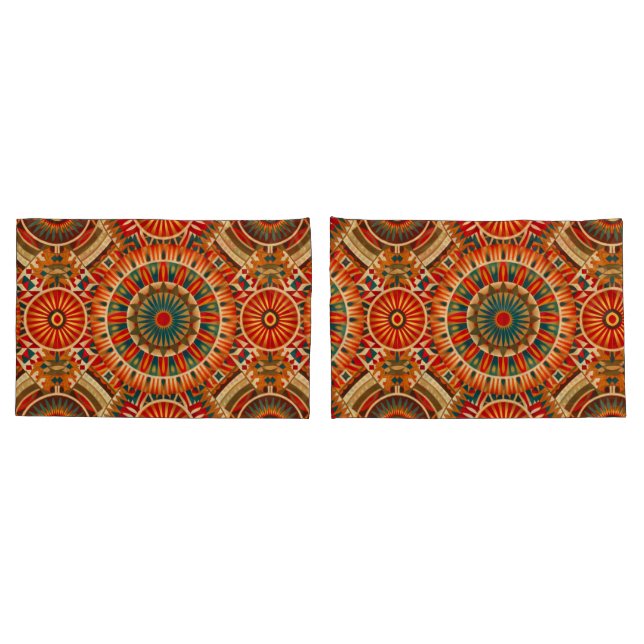 African-Inspired Geometric Body Pillow  Case (Back-Set)
