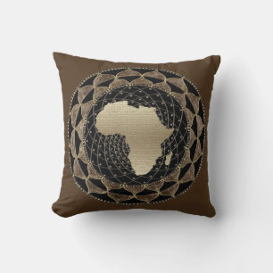 African-Inspired Throw Pillow