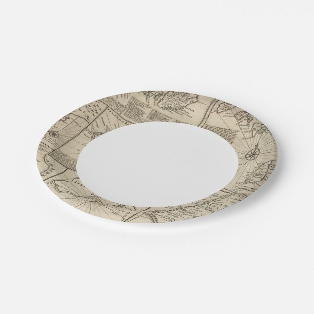 African Islands Paper Plates (Angled)