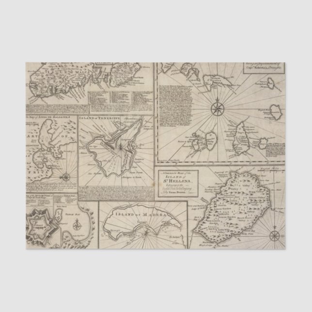 African Islands Tissue Paper (Front)