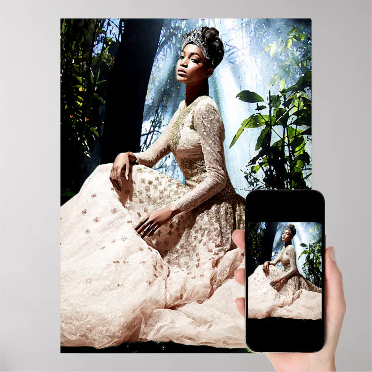 African Jungle Beauty Queen Poster | Zazzle