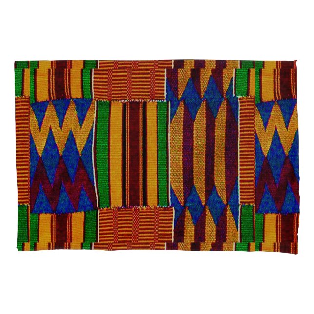 African Kenta Cloth Pillow Case (Front)