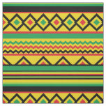 African Kente Geometric Bold Pattern Fabric