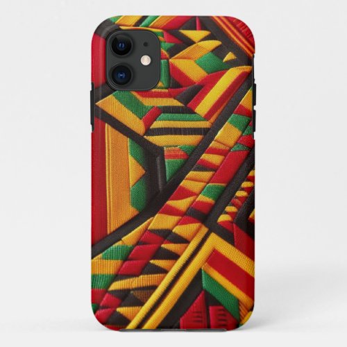 African Kente Look iPhone 11 Case