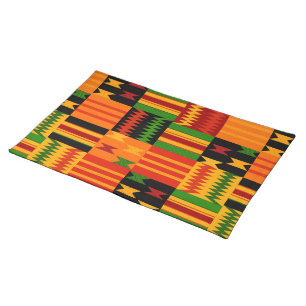 African kente Pattern Placemat