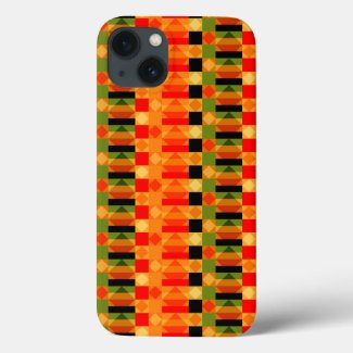 African Kente Textile Fabric Style Case-Mate iPhone Case