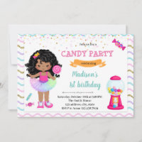 African kid candyland invitation